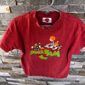 Space jam Kids Red T-Shirt